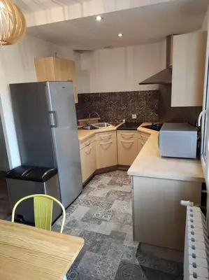 Cuisine ou kitchenette dans l'établissement Maison 6 chambres avec jardin à Angers