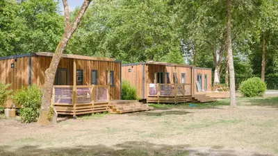 Jardin de l'établissement Camping du Chêne - proche de Nantes