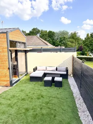 Jardin de l'établissement Tiny House
