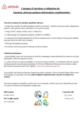 Certificat, récompense, panneau ou autre document affiché dans l'établissement Studio privée de 24m2 à 20 min de Puy du fou