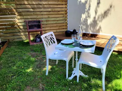 Jardin de l'établissement Copacabana TINY HOUSE studio terrasse jardin