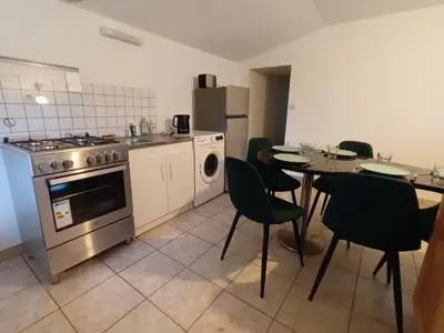 Cuisine ou kitchenette dans l'établissement gite de la basse pierre près d'Ancenis Loire