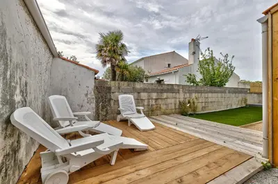 Plan de l'établissement La Guérinière - 650m de la plage - Jardin