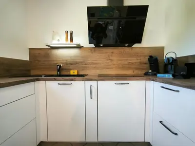 Cuisine ou kitchenette dans l'établissement Beau-Rivage, Villa 6 personnes, plage à 200m