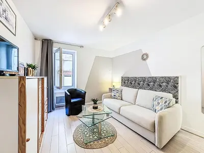 Coin salon dans l'établissement Studio Studio des Halles by Interhome