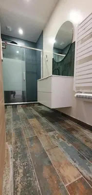 Salle de bains dans l'établissement Le Riadh