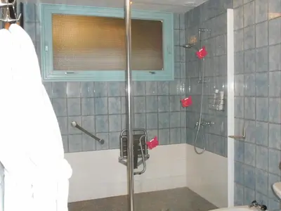 Salle de bains dans l'établissement Chambres d'hôtes Le Forgeron
