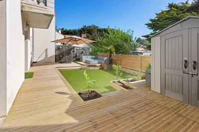 Jardin de l'établissement Appartement Face Mer