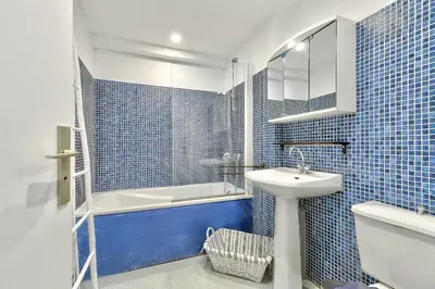 Salle de bains dans l'établissement Face mer - Emplacement idéal - Appart pour 5