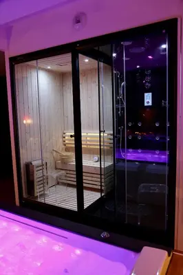 Plan de l'établissement love room gold - les delices rooms
