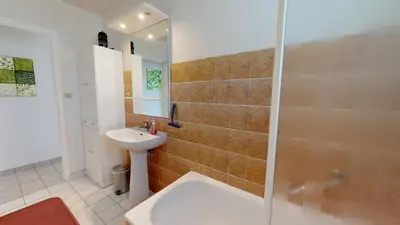 Salle de bains dans l'établissement La Dolce Vita proche des plages