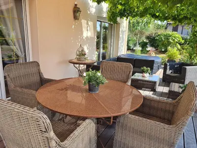 Coin salon dans l'établissement Entre Loire et Vignobles