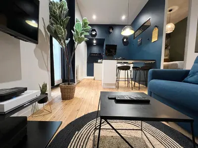 Coin salon dans l'établissement BeauConcept, Centre ville