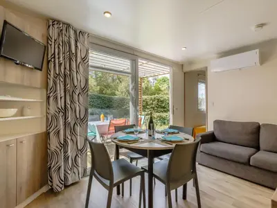 Coin salon dans l'établissement Holiday Home New Cottage de 2020 by Interhome