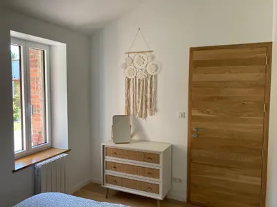 Un ou plusieurs lits dans un hébergement de l'établissement Maison Tamaris proche de l'Océan