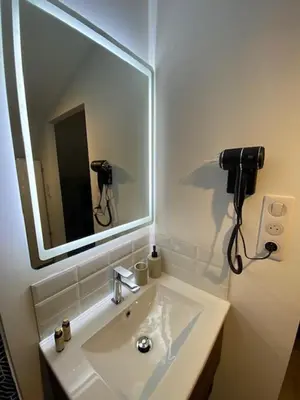 Salle de bains dans l'établissement Myaka©Appartement Boho
