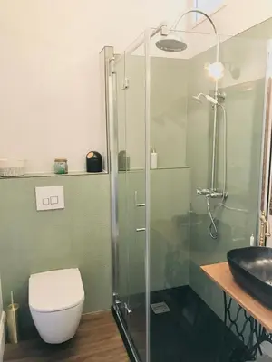 Salle de bains dans l'établissement Maison l'or du temps, chambres d'hôtes