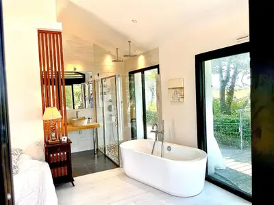 Plan de l'établissement Maison en bord de rivière de mer