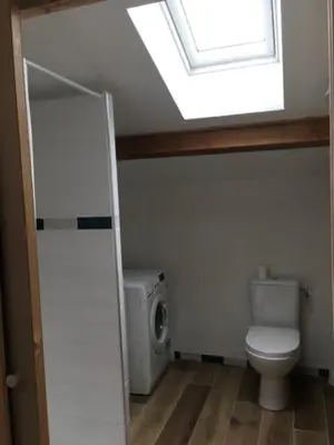 Salle de bains dans l'établissement Loft Sud-Nantes