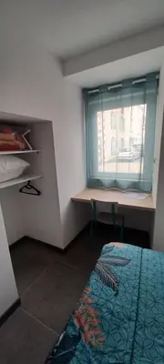 Un ou plusieurs lits dans un hébergement de l'établissement Gîte de la Fecleval 6 personnes proche puy dufou