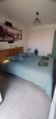 Un ou plusieurs lits dans un hébergement de l'établissement Gîte de la Fecleval 6 personnes proche puy dufou