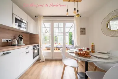 Cuisine ou kitchenette dans l'établissement Albatros