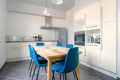 Cuisine ou kitchenette dans l'établissement Coeur de ville #B3 - Centre ville - Chambre cosy privée - Logement partagé