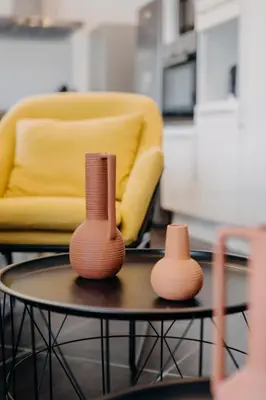 Coin salon dans l'établissement Coeur de ville #H1 - Chambre privée dans logement partagé - Wifi & Netflix - Centre ville & Transports - Machine à laver