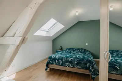 Un ou plusieurs lits dans un hébergement de l'établissement Coeur de ville #H2- Central & Cosy - Logement partagé - Chambre privée