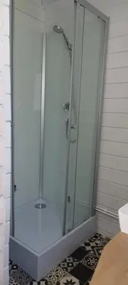 Salle de bains dans l'établissement L escale jardin
