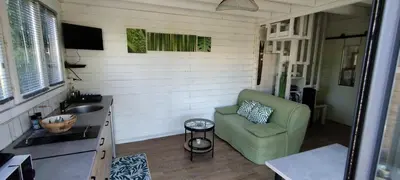 Coin salon dans l'établissement L escale jardin