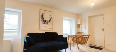Coin salon dans l'établissement La Douce Angevine - La Chouette - Proche Centre
