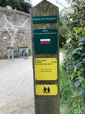 Plan de l'établissement la chaumine et ses plages
