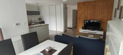 Cuisine ou kitchenette dans l'établissement Maison familiale proche plage et commerces