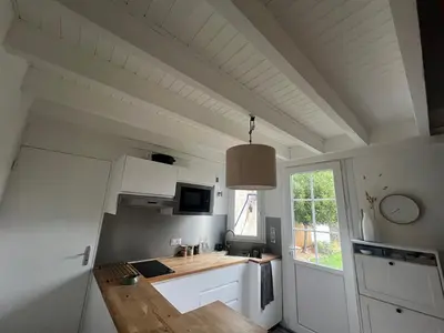 Cuisine ou kitchenette dans l'établissement Maison typique - Crève-coeur