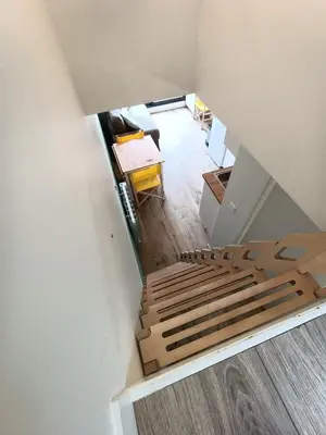 Un ou plusieurs lits dans un hébergement de l'établissement Loft des bords de Loire, idéal voyage d'affaires & Week end