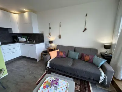 Cuisine ou kitchenette dans l'établissement Studio cosy à 100m de la plage avec balcon et parking - Saint-Jean-de-Monts - FR-1-224C-199
