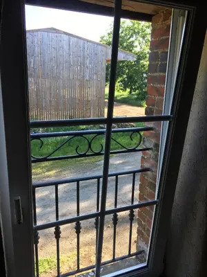 Balcon ou terrasse dans l'établissement Gite Le Puy Rabasteau