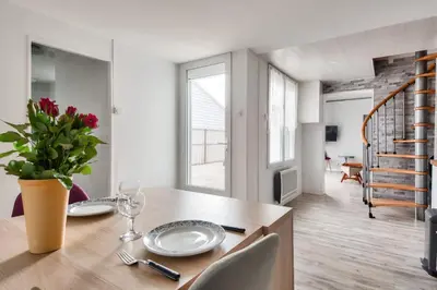 Plan de l'établissement Maison pour 7 à 100m de la plage - Jardin