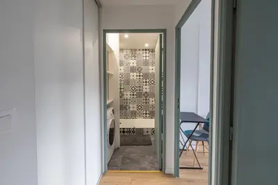 Salle de bains dans l'établissement Les rives de la Loire - île de nantes
