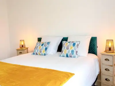 Un ou plusieurs lits dans un hébergement de l'établissement Holiday Home La Villa Dorée by Interhome