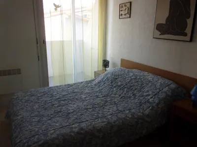 Un ou plusieurs lits dans un hébergement de l'établissement appartement saint hilaire de riez 85270