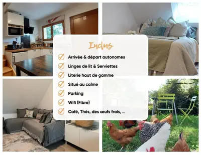 Télévision ou salle de divertissement dans l'établissement Studio duplex à Savenay - Escapade confort entre Nantes & l'océan
