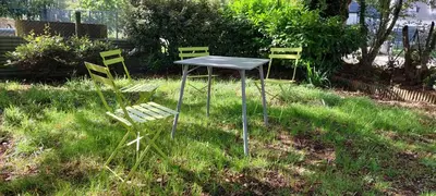 Jardin de l'établissement Studio duplex à Savenay - Escapade confort entre Nantes & l'océan