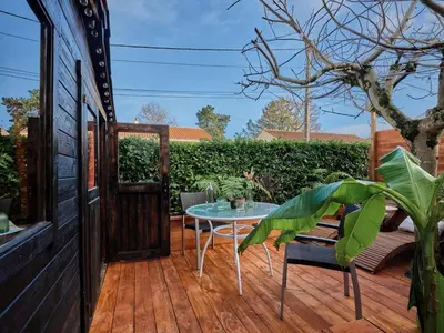 Jardin de l'établissement La Cabane de l’Explorateur