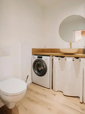 Salle de bains dans l'établissement L'ATELIER - Coeur de ville - Tout équipé