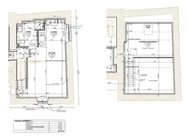 Plan de l'établissement Appartement Hanami - Maulévrier Cholet Puy du Fou