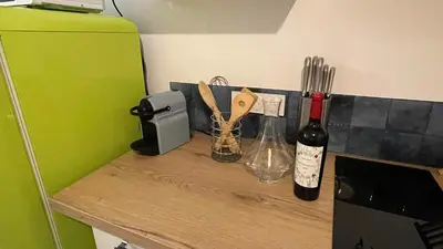 Cuisine ou kitchenette dans l'établissement Voyage à Cocoa Beach