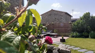 Jardin de l'établissement Gîte le ST Aubinois