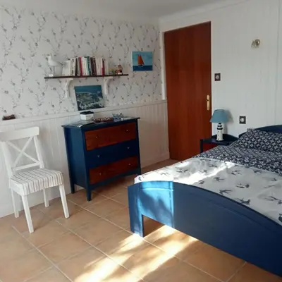 Un ou plusieurs lits dans un hébergement de l'établissement Maison La Belvérine
